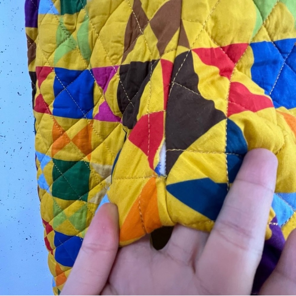 Luisa Quilted Pants Lisa Says Gah - Yellow Quilt - Small Only - Picture 7 of 7
